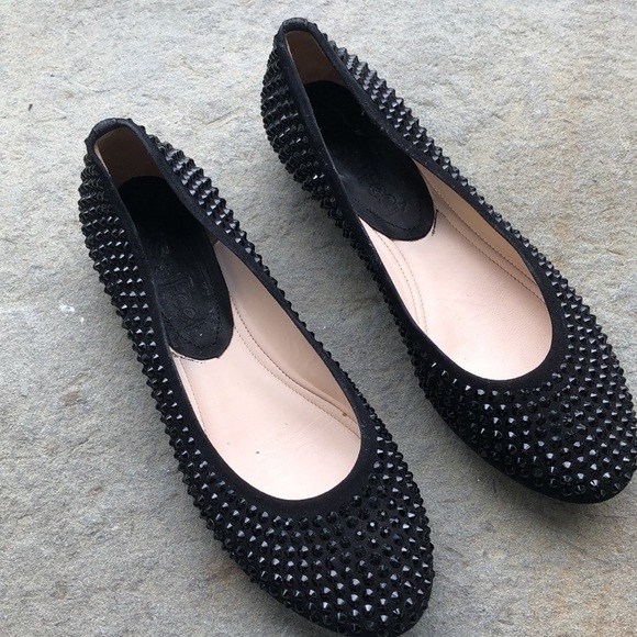 Fred Segal Studded Ballet Flats 38 - Picture 2 of 10